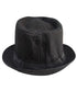 BookMyCostume Black Western Cowboy & Ballroom Style Hat | Fancy Dress Accessory for Dance, Stage Shows & Theme Parties For Adults